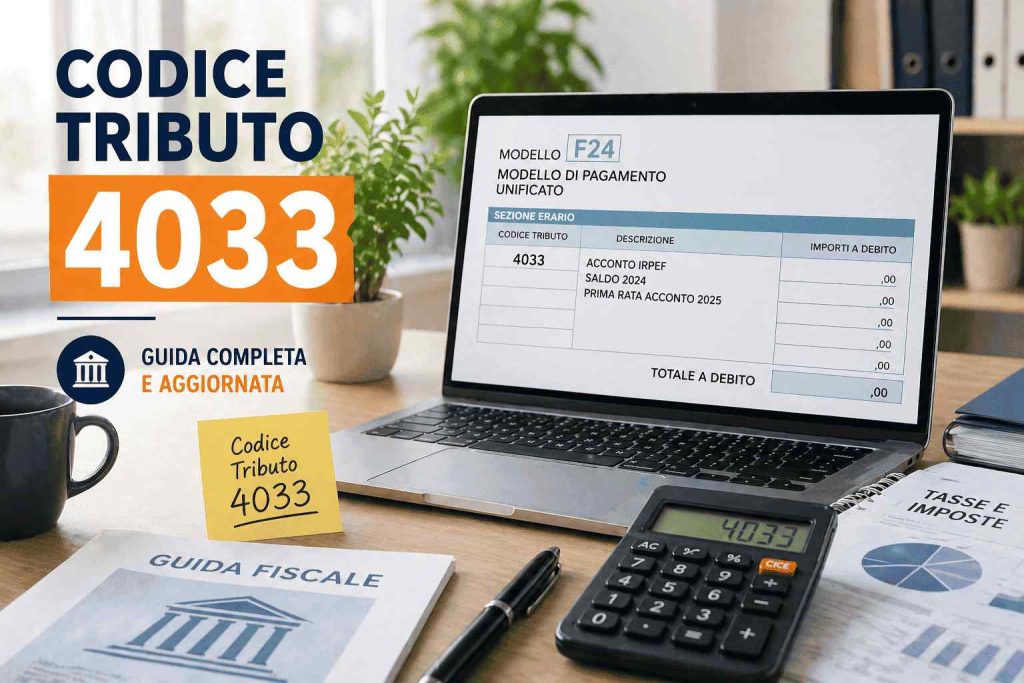Codice Tributo 4033: Guida per Imprenditori e Lavoratori Autonomi