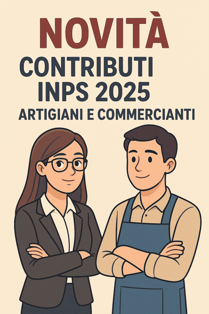Contributi INPS 2025 Artigiani e Commercianti